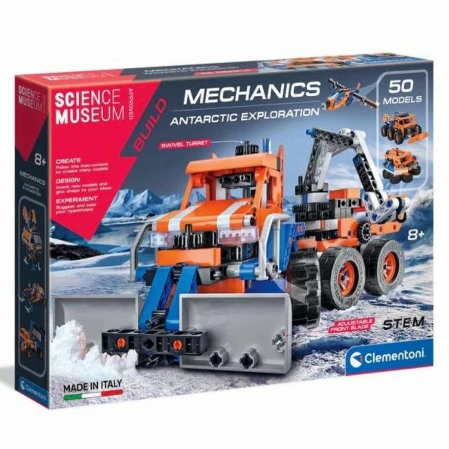 Health Intelligence For Kids Active Toys Kidzinc * | Coupon Clementoni Science Museum Build Mechanics Antarctic Exploration Construction Toy Kit