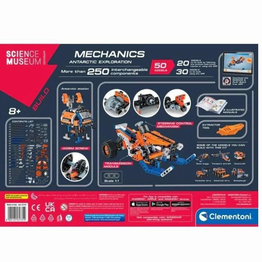 Health Intelligence For Kids Active Toys Kidzinc * | Coupon Clementoni Science Museum Build Mechanics Antarctic Exploration Construction Toy Kit