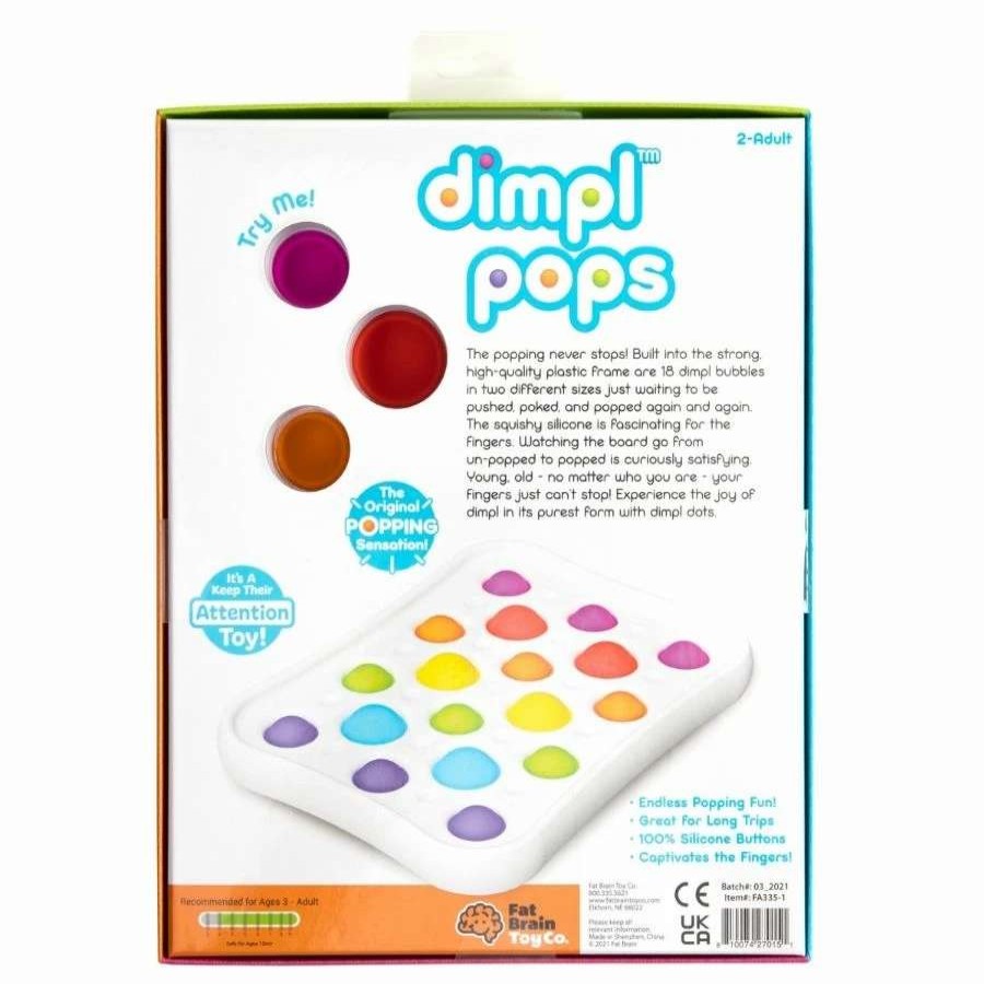 Health Intelligence For Kids Active Toys Kidzinc * | Brand New Fat Brain Toy Co Dimpl Pops