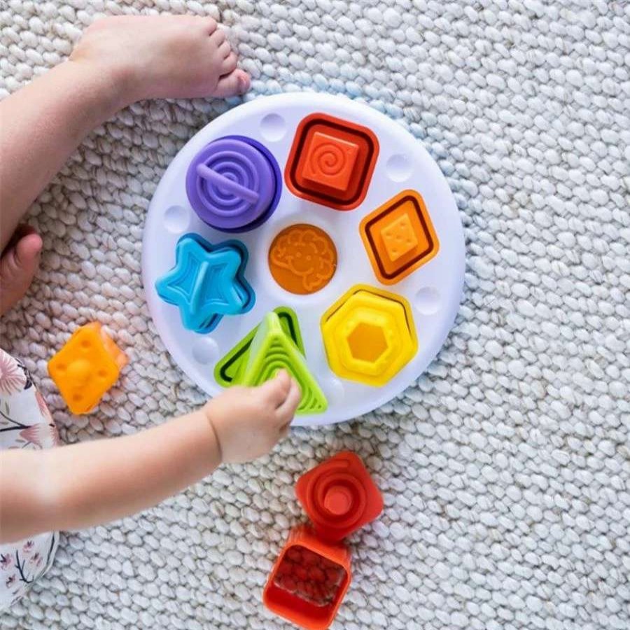 Health Intelligence For Kids Active Toys Kidzinc * | Cheapest Fat Brain Toy Co Plugzy Shape Sorter