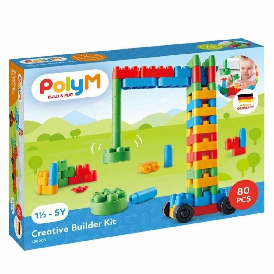 Health Intelligence For Kids Active Toys Kidzinc * | Deals Polym Creative Builder Building Blocks