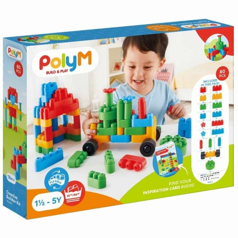 Health Intelligence For Kids Active Toys Kidzinc * | Deals Polym Creative Builder Building Blocks