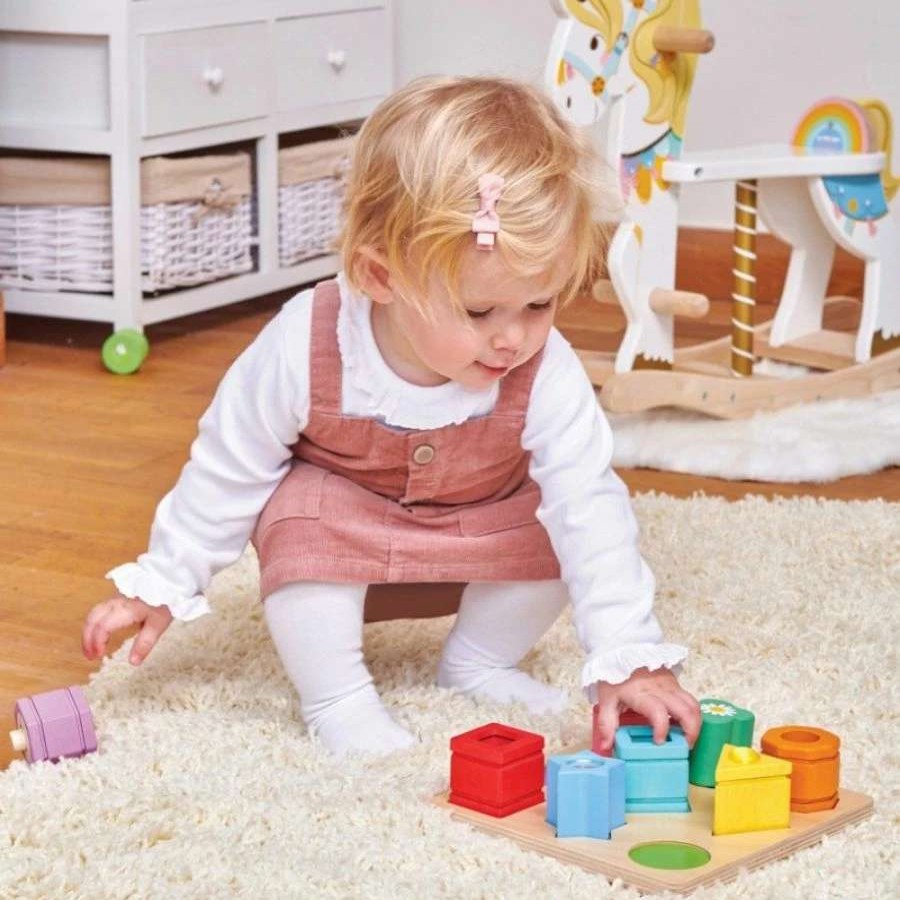 Health Intelligence For Kids Active Toys Kidzinc * | Coupon Le Toy Van Petilou Sensory Shapes