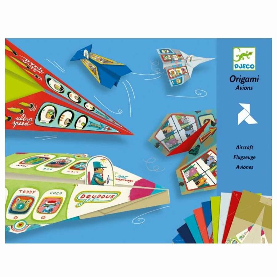 Health Intelligence For Kids Active Toys Kidzinc * | Coupon Djeco Paper Planes Origami