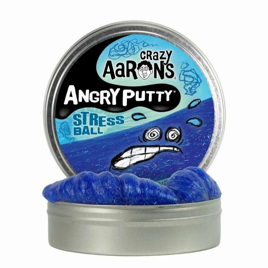 Health Intelligence For Kids Active Toys Kidzinc * | New Crazy Aarons Thinking Putty Crazy Aaron'S Thinking Putty Angry Putty: Stress Ball