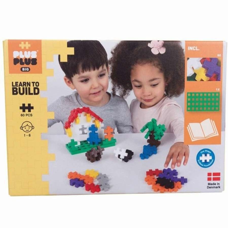 Health Intelligence For Kids Active Toys Kidzinc * | Wholesale Plus-Plus Big Learn To Build 60 Pieces