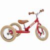 Health Intelligence For Kids Active Toys Kidzinc * | Brand New Trybike Red Vintage With Cream Tyres And Chrome (3 Wheel)