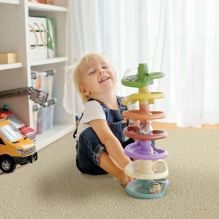 Health Intelligence For Kids Active Toys Kidzinc * | Promo Quercetti Spiral Tower Play Bioplastic