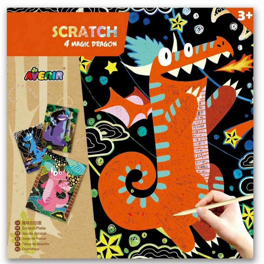 Health Intelligence For Kids Active Toys Kidzinc * | Outlet Avenir Scratch Magic: Dragon