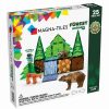 Health Intelligence For Kids Active Toys Kidzinc * | Wholesale Magna Tiles Magna-Tiles Forest Animals 25-Piece Set Magnetic Tiles