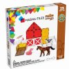 Health Intelligence For Kids Active Toys Kidzinc * | Cheapest Magna Tiles Magna-Tiles Farm Animals 25-Piece Set Magnetic Tiles