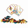 Health Intelligence For Kids Active Toys Kidzinc * | Wholesale Djeco Ze Geo Vroum Wooden Set