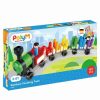 Health Intelligence For Kids Active Toys Kidzinc * | Cheap Poly M Polym Build And Play: Rainbow Counting Train Kit