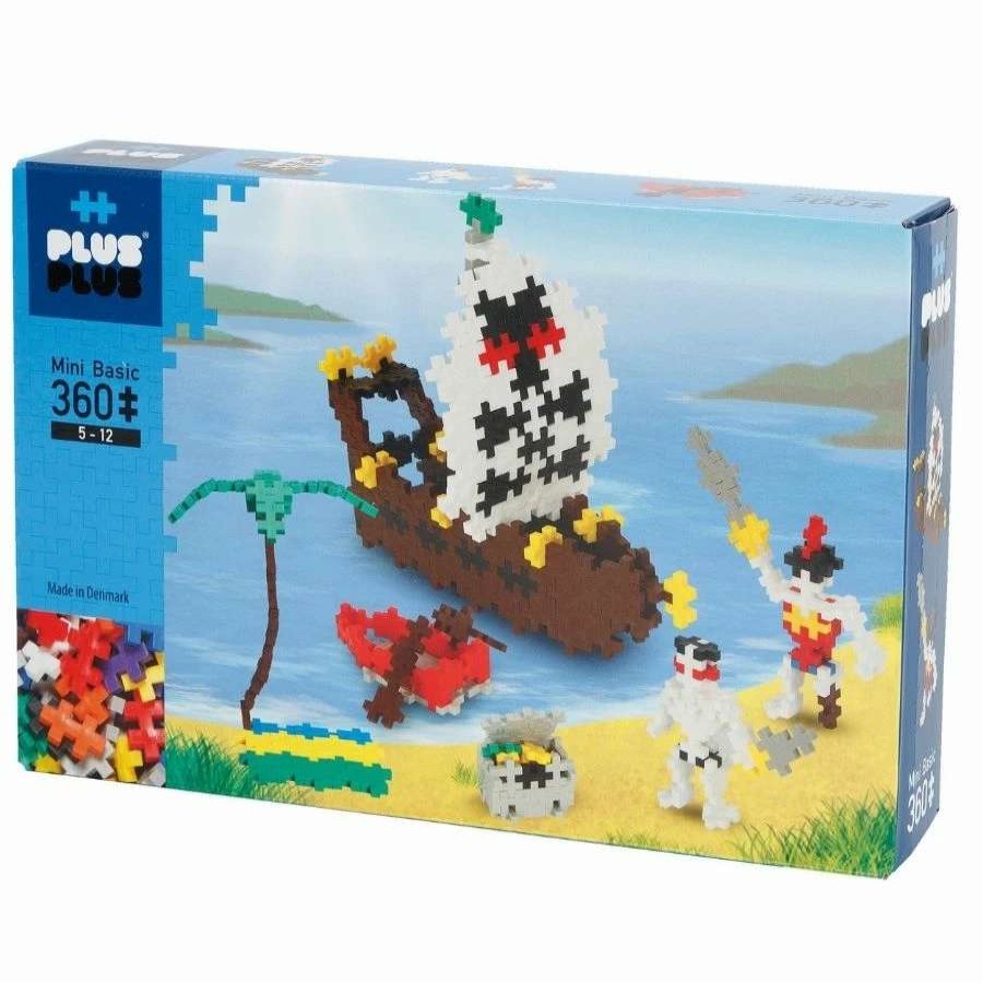 Health Intelligence For Kids Active Toys Kidzinc * | Coupon Plus-Plus: Basic Pirates 360 Pieces Construction Toy