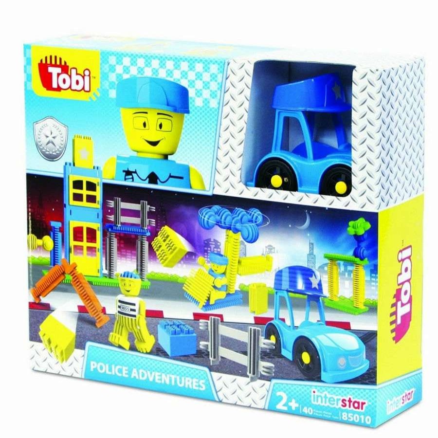 Health Intelligence For Kids Active Toys Kidzinc * | Deals Interstar Tobi Police Adventures (40 Pieces)