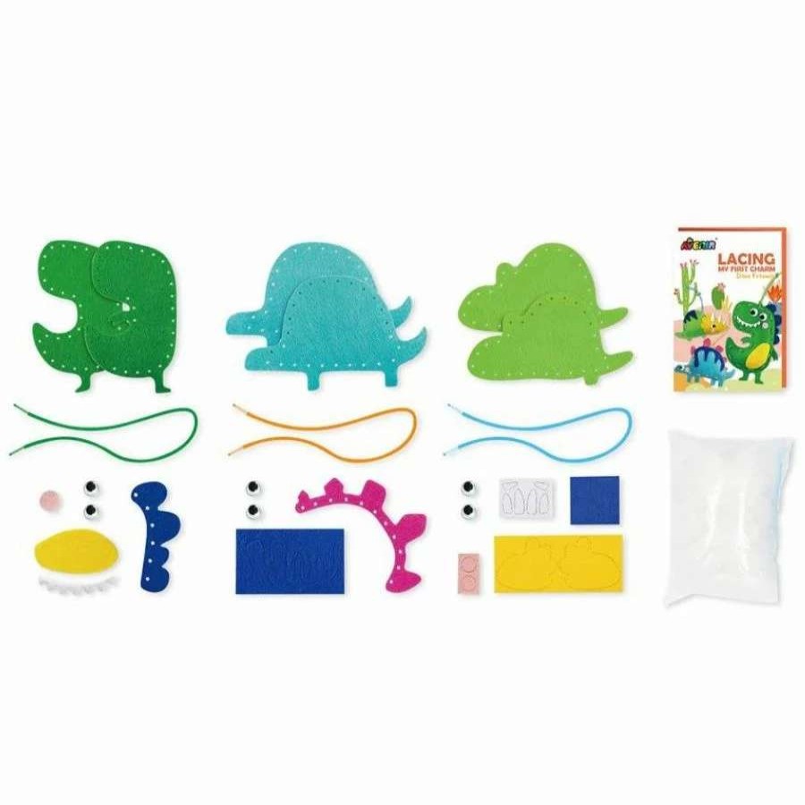 Health Intelligence For Kids Active Toys Kidzinc * | Coupon Avenir Lacing My First Charm: Dinosaur Friends