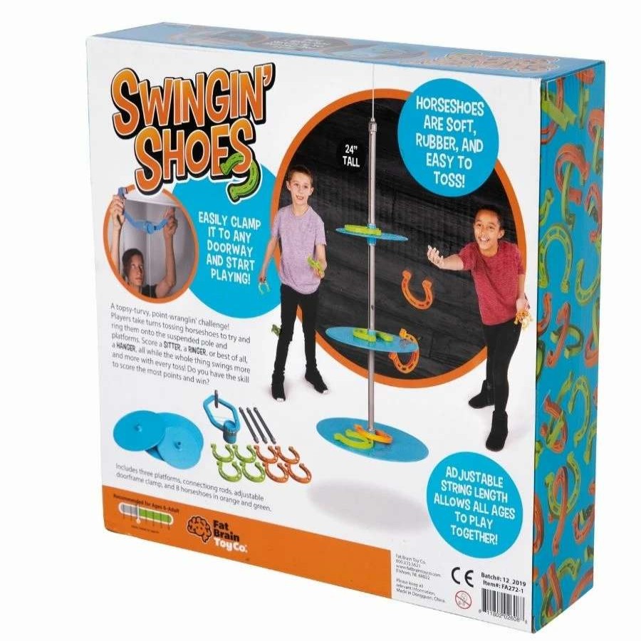 Health Intelligence For Kids Active Toys Kidzinc * | Top 10 Fat Brain Toy Co Swingin' Shoes Active Game