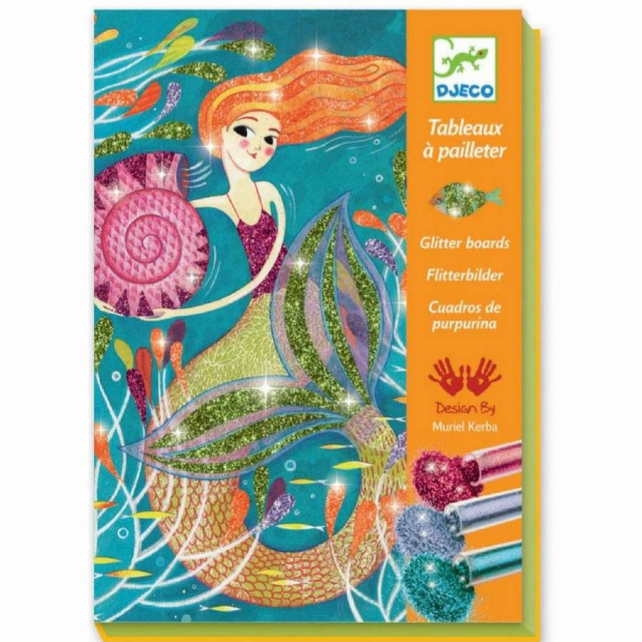 Health Intelligence For Kids Active Toys Kidzinc * | Cheapest Djeco Mermaids Glitter Boards