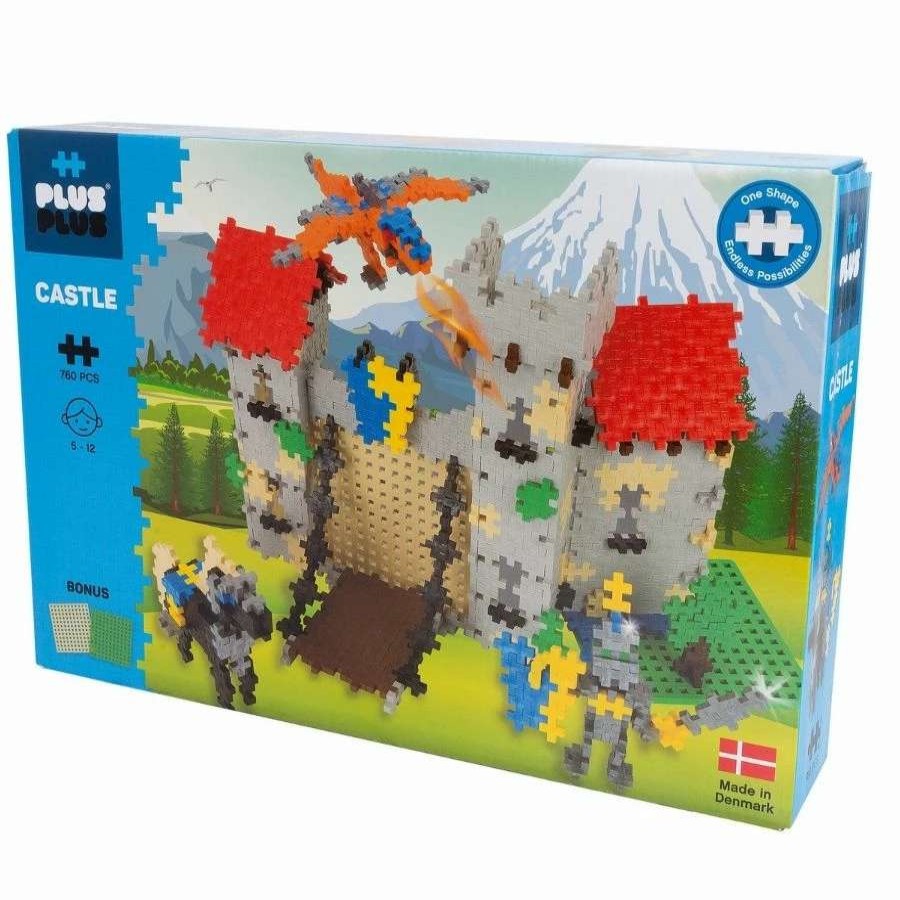 Health Intelligence For Kids Active Toys Kidzinc * | Promo Plus-Plus: Basic Castle 760 Pieces Construction Toy