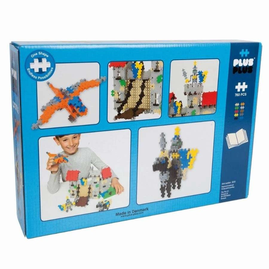 Health Intelligence For Kids Active Toys Kidzinc * | Promo Plus-Plus: Basic Castle 760 Pieces Construction Toy