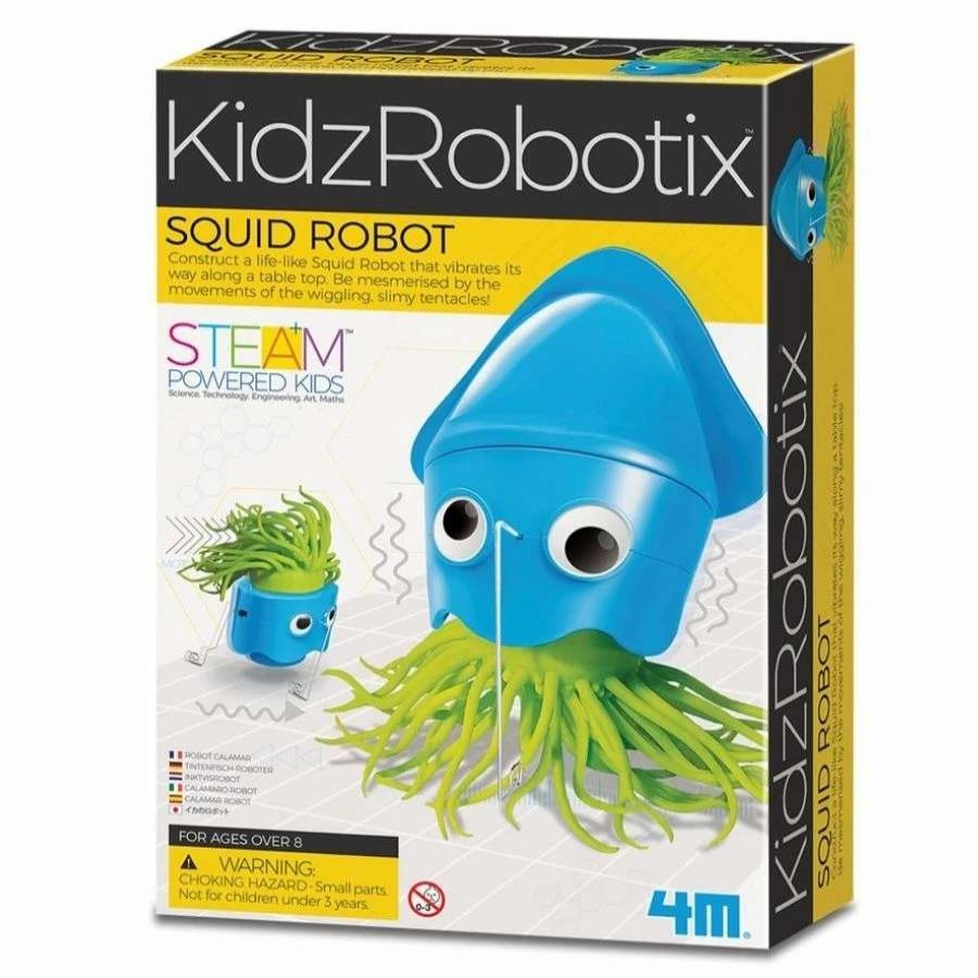 Health Intelligence For Kids Active Toys Kidzinc * | Coupon 4M Toys Kidzrobotix Squid Robot