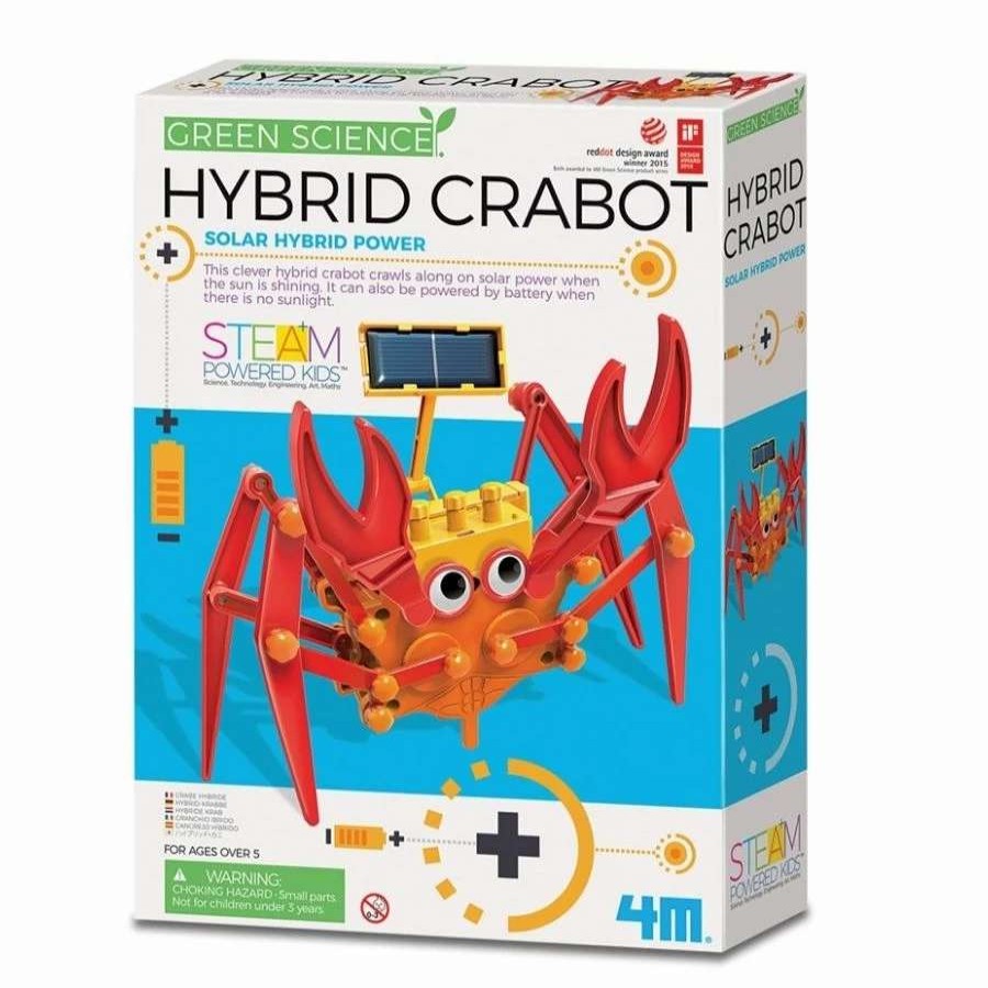 Health Intelligence For Kids Active Toys Kidzinc * | Promo 4M Toys Green Science Hybrid Crabot