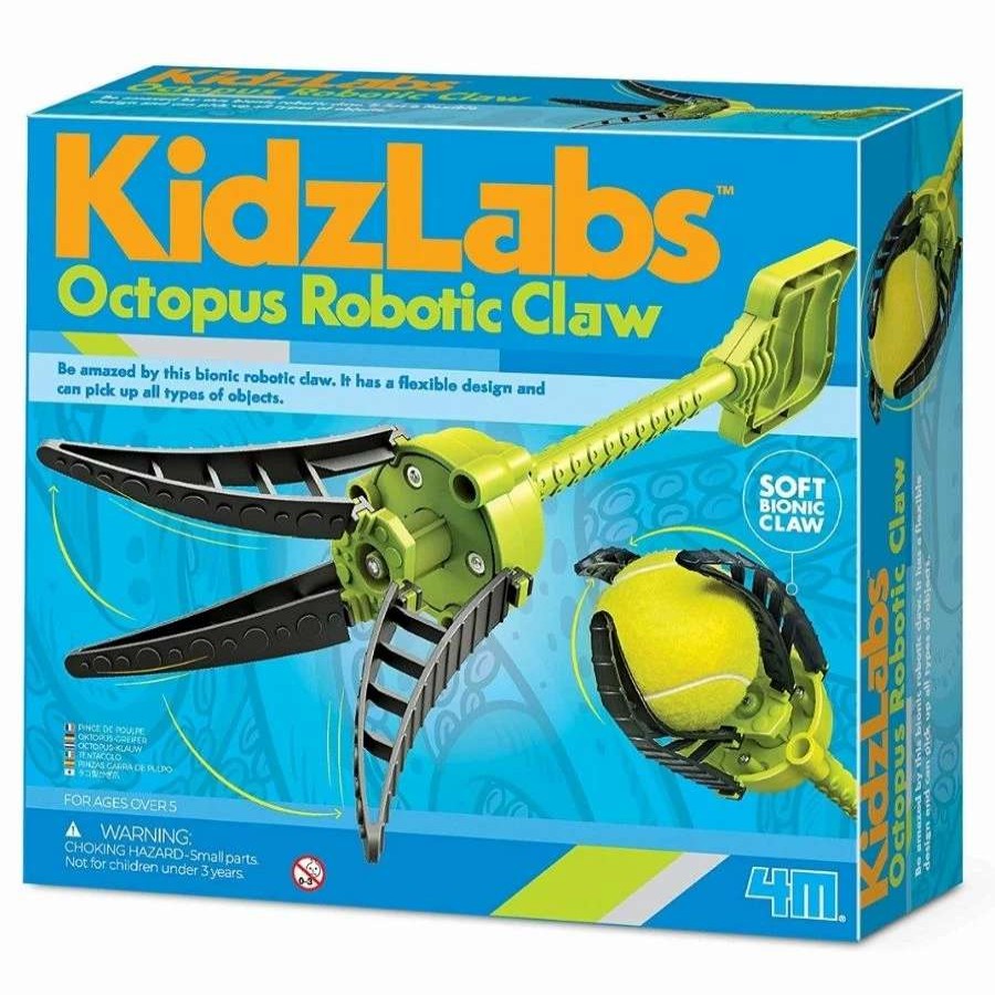 Health Intelligence For Kids Active Toys Kidzinc * | Best Deal 4M Kidzlabs Octopus Robotic Claw