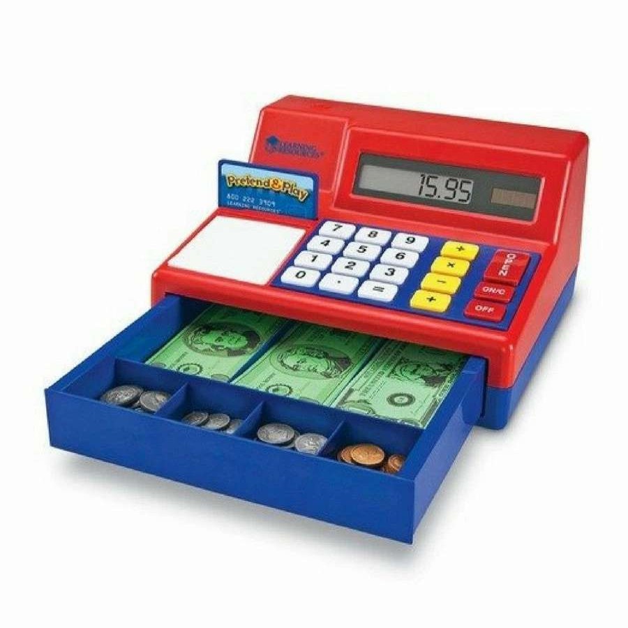 Financial Intelligence * | Wholesale Learning Resources Pretend & Play Calculator Cash Register