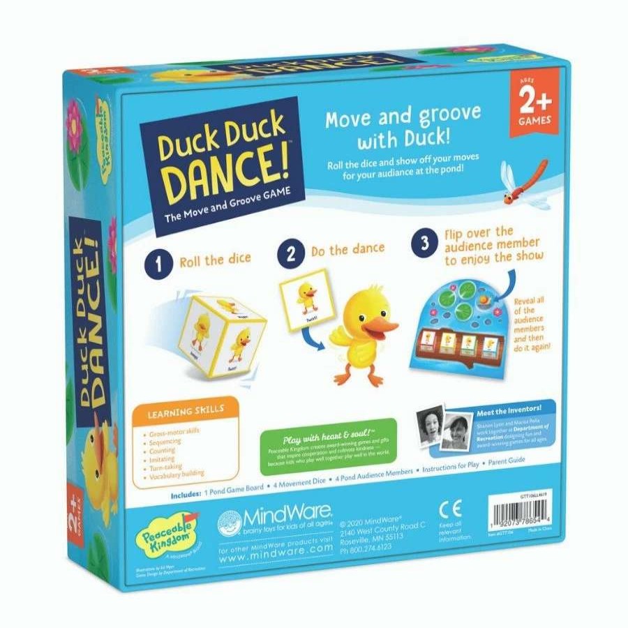 Health Intelligence For Kids Active Toys Kidzinc * | Cheap Peaceable Kingdom Duck Duck Dance Game