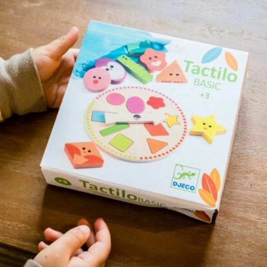 Health Intelligence For Kids Active Toys Kidzinc * | Deals Djeco Tactilo Basic Wooden Game