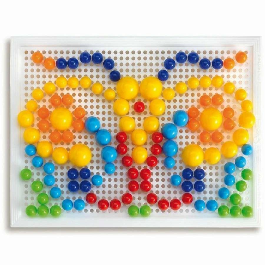 Health Intelligence For Kids Active Toys Kidzinc * | Cheapest Quercetti Fanta Color Portable Small 160 Pieces Pegboard