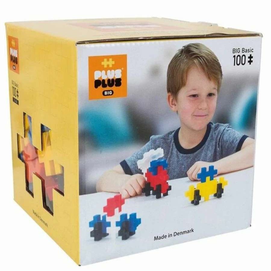 Health Intelligence For Kids Active Toys Kidzinc * | Brand New Plus-Plus Blocks Big Basic Mix 100 Pieces