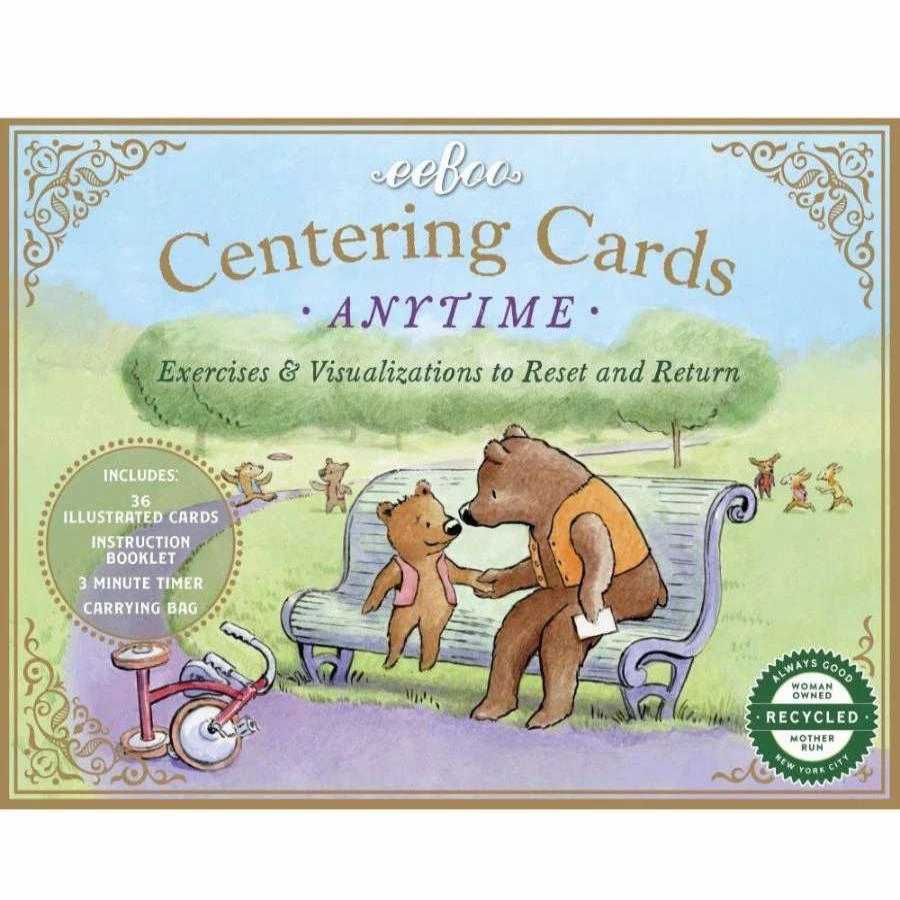 Social Emotional Learning Toys * | Best Pirce Eeboo Centering Cards: Anytime