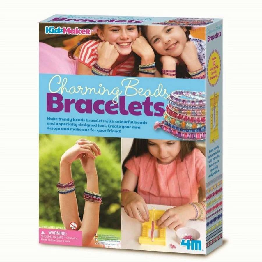 Health Intelligence For Kids Active Toys Kidzinc * | Best Reviews Of 4M Kidzmaker Charming Beads Bracelets