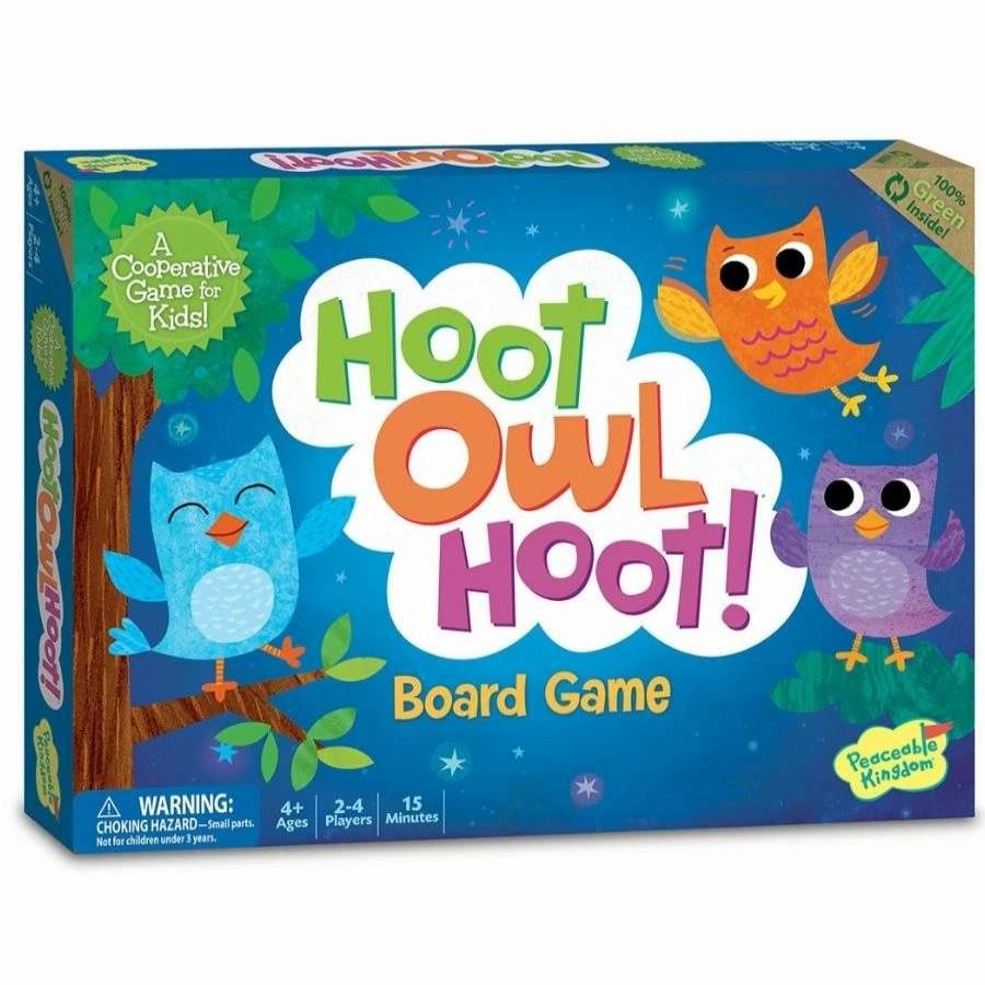 Health Intelligence For Kids Active Toys Kidzinc * | Deals Peaceable Kingdom Hoot Owl Hoot Game