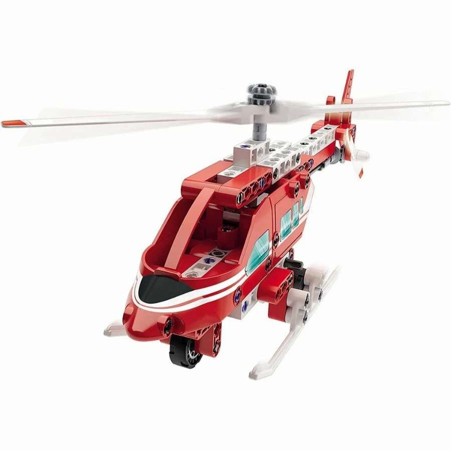 Health Intelligence For Kids Active Toys Kidzinc * | Deals Clementoni Science Museum Build Mechanics: Firefighting Helicopter