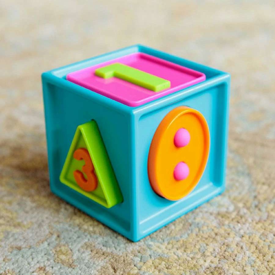 Health Intelligence For Kids Active Toys Kidzinc * | Deals Fat Brain Toy Co Fat Brain Toys Co Smarty Cube 1-2-3 For Babies And Toddlers