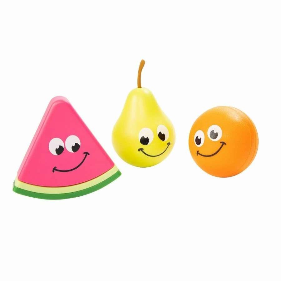 Health Intelligence For Kids Active Toys Kidzinc * | Brand New Fat Brain Toy Co Fat Brain Toys Fruit Friends 3 In 1 Toddler Toy