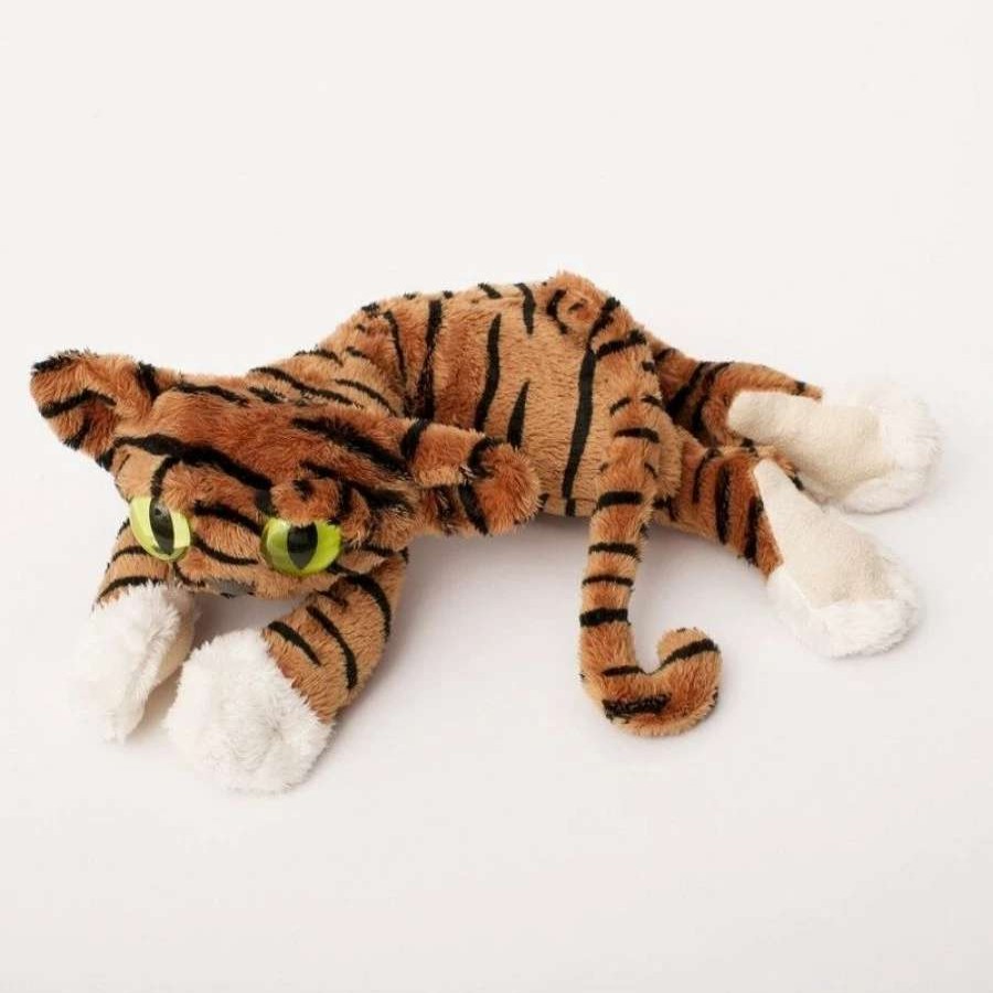 Social Emotional Learning Toys * | Coupon Manhattan Toy Company Todd The Tiger Lanky Cat Plush Toy