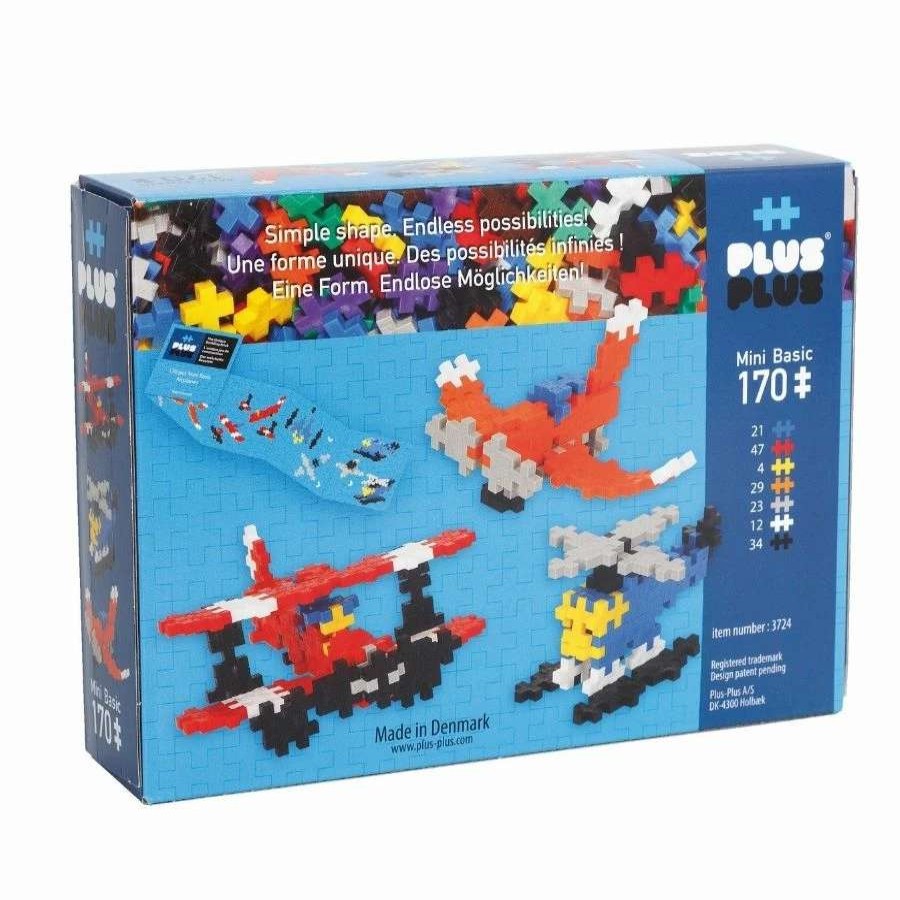 Health Intelligence For Kids Active Toys Kidzinc * | Best Reviews Of Plus-Plus: Basic Planes 170 Pieces Construction Toy