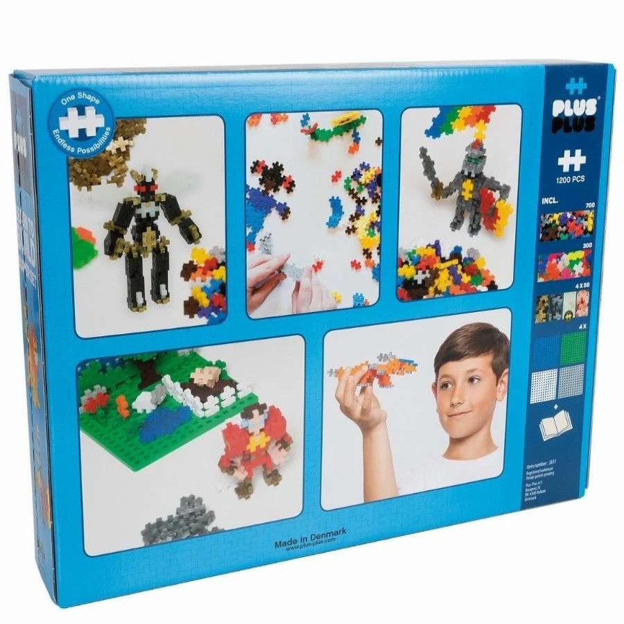 Health Intelligence For Kids Active Toys Kidzinc * | Promo Plus-Plus: Basic Learn To Build Super Set Construction Toy