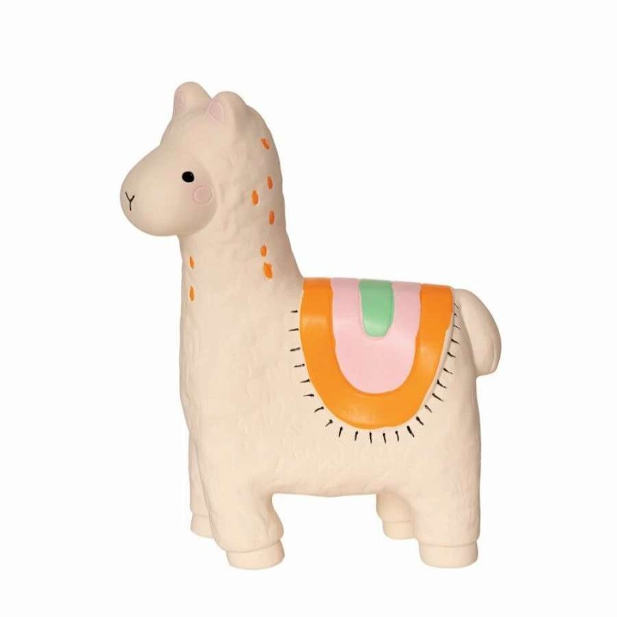 Health Intelligence For Kids Active Toys Kidzinc * | Best Reviews Of Manhattan Toy Company Fruity Paws Lili Llama Rubber Teether