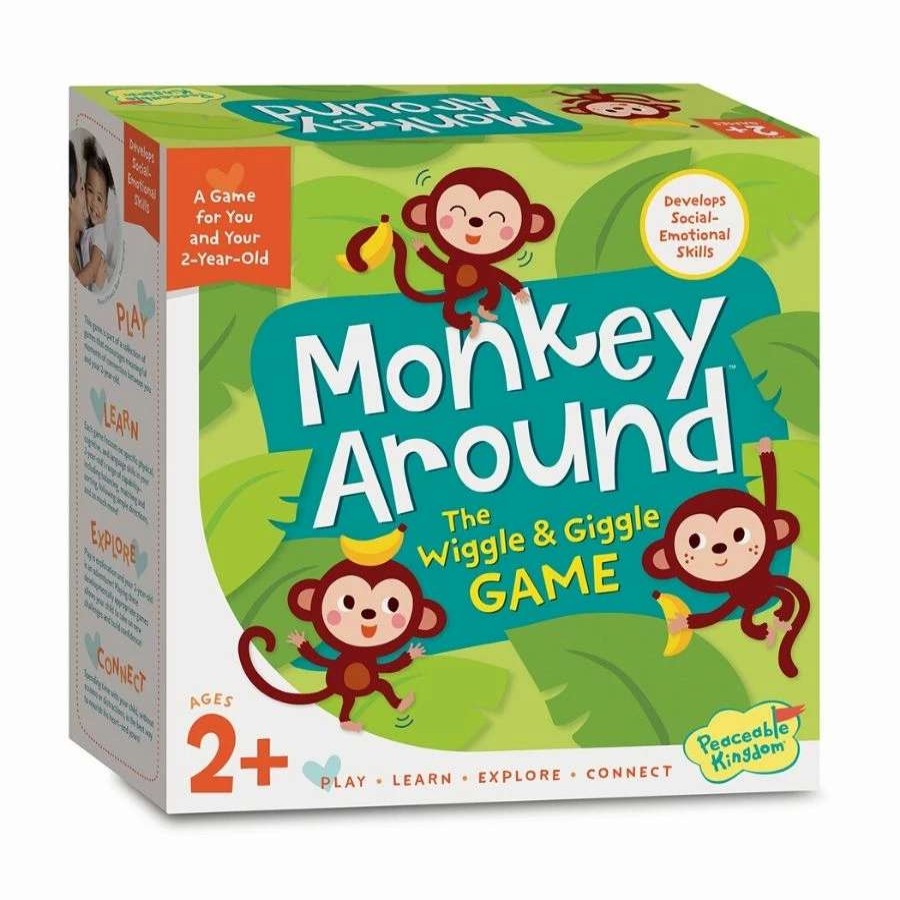 Health Intelligence For Kids Active Toys Kidzinc * | Wholesale Peaceable Kingdom Game Monkey Around Game