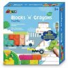 Health Intelligence For Kids Active Toys Kidzinc * | Cheap Avenir Blocks N Crayons Traffic Art Set