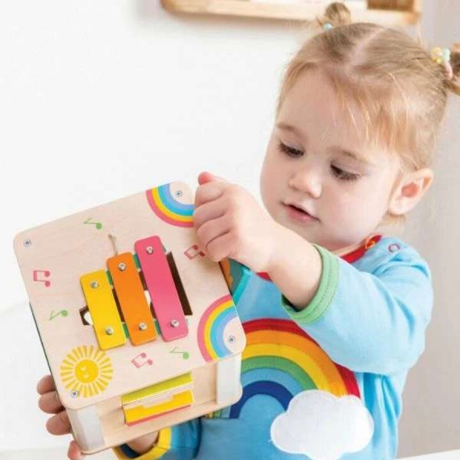 Health Intelligence For Kids Active Toys Kidzinc * | Hot Sale Le Toy Van Petilou Petit Wooden Activity Cube