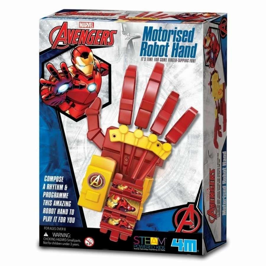 Health Intelligence For Kids Active Toys Kidzinc * | Buy 4M Toys Marvel Avengers Iron Man Robot Hand