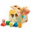 Health Intelligence For Kids Active Toys Kidzinc * | Budget Djeco Maggy Wooden Shape Sorter