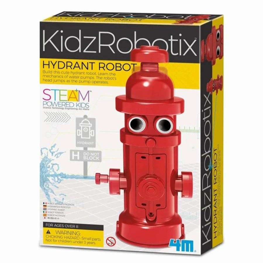 Health Intelligence For Kids Active Toys Kidzinc * | Best Sale 4M Kidzrobotix: Hydrant Robot