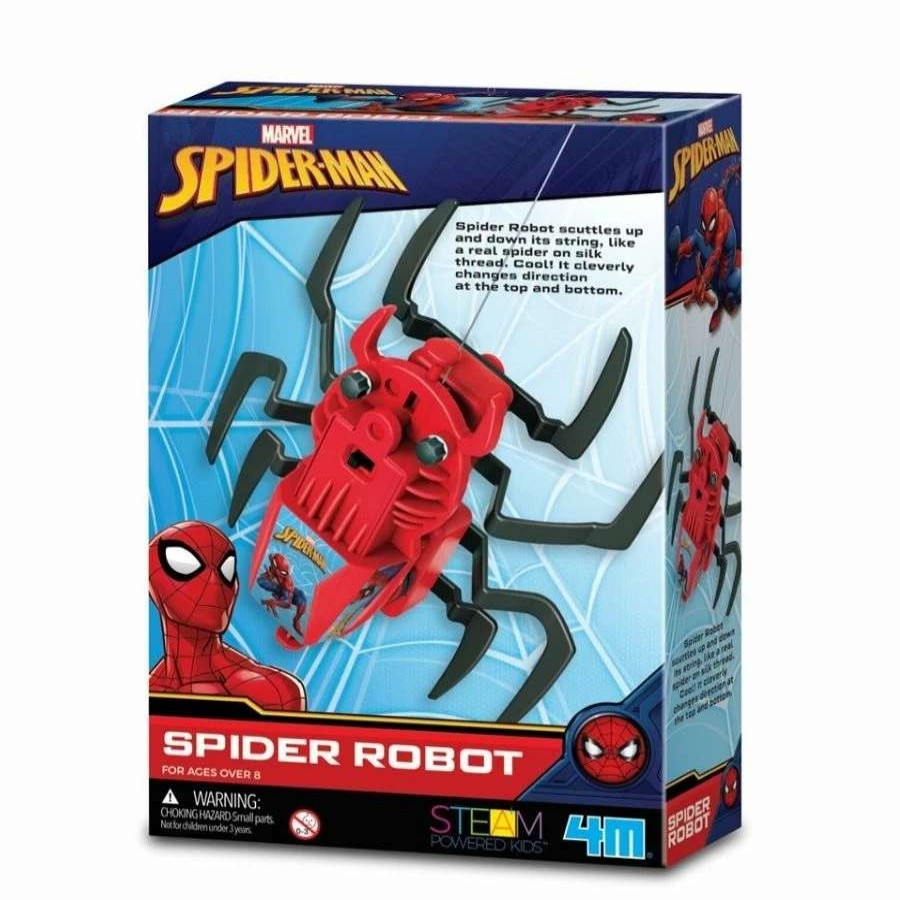 Health Intelligence For Kids Active Toys Kidzinc * | Coupon 4M Toys Marvel Spiderman Spider Robot