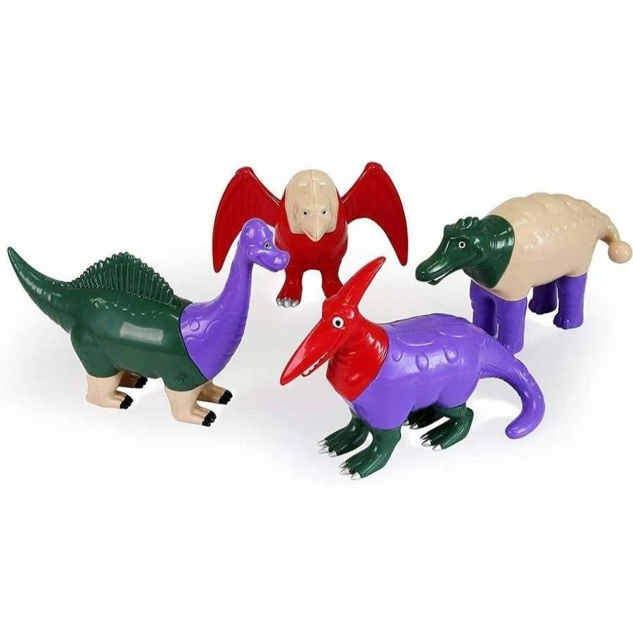 Health Intelligence For Kids Active Toys Kidzinc * | Promo Popular Playthings Magnetic Mix Or Match Dinosaurs Set 2